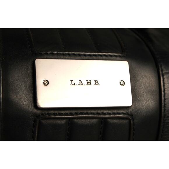 Y2K L.A.M.B Gwen Stefani Leather Croc Pattern Luxury Designer Handbag - Picture 6 of 16